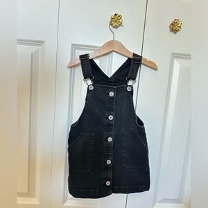 Oshkosh Toddler 3T Girls Overall Dress Black